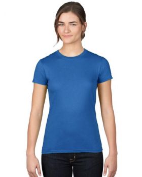 WOMEN’S FASHION BASIC FITTED TEE Royal Blue S