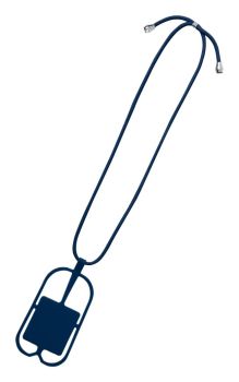 Sebly lanyard s držiakom na mobil dark blue