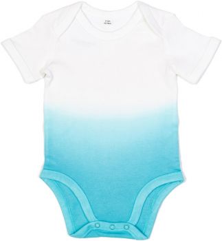 Babybugz | Dětské body "Dips" white/surf blue 12-18