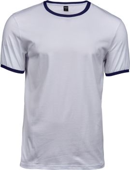 Tee Jays | Pánské racerback tričko white/navy M