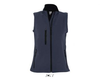 SOL'S RALLYE WOMEN - SLEEVELESS SOFTSHELL JACKET French Navy L