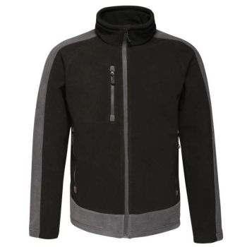 CONTRAST 300 FULL ZIP FLEECE Black/Seal Grey XS