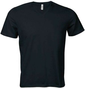 CALYPSO – MEN'S SHORT SLEEVE V-NECK T-SHIRT Black S