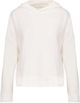 LADIES' ORGANIC LOUNGE HOODIE Off White L/XL