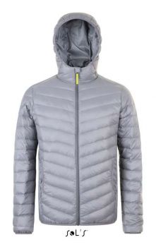 SOL'S RAY MEN - LIGHT HOODED DOWN JACKET Metal Grey XL