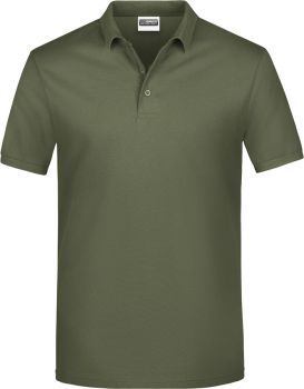 James & Nicholson | Pánské piqué polo olive S