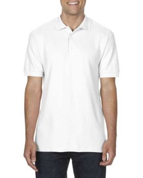 PREMIUM COTTON® ADULT DOUBLE PIQUÉ POLO White L