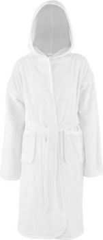 KIDS' TERRY BATHROBE White 10/12