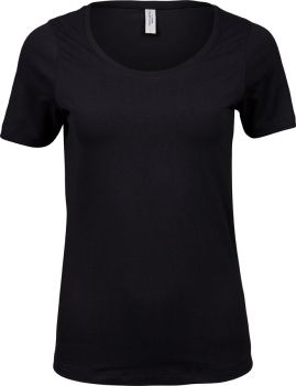 Tee Jays | Dámské elastické tričko black S