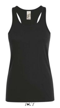 SOL'S JUSTIN WOMEN - RACERBACK TANK TOP Deep Black M