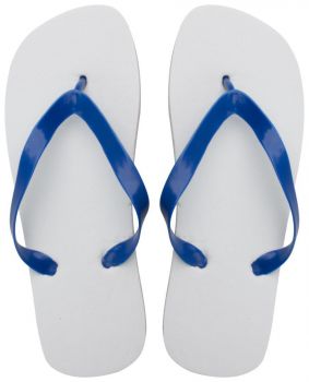 Sunset beach slippers dark blue , white F