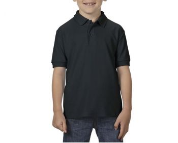 DRYBLEND® YOUTH DOUBLE PIQUÉ POLO SHIRT Black S