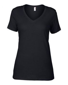 WOMEN’S FEATHERWEIGHT V-NECK TEE Black S