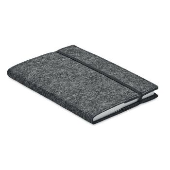 FELTNOTE Konferenční složka A4 z RPET dark grey