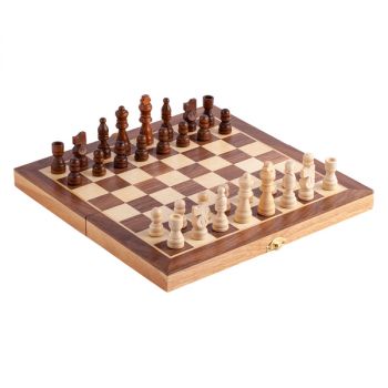 CHESS šachy, hnědá