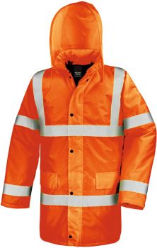 Result Core | En ISO 20471:2013 bezpečnostní parka fluorescent orange S