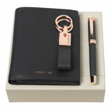 Set Zoom (rollerball pen, key ring & travel wallet)