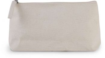 COTTON CANVAS TOILETRY BAG Natural U