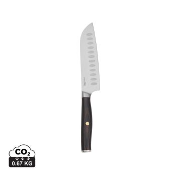 Nôž santoku 14cm VINGA Tara z RCS recykl. ocele oceľ, čierna