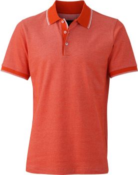 James & Nicholson | Pánské piqué polo 2-barevné grenadine/white S