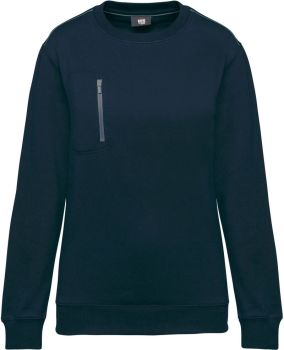 Kariban | Pracovní mikina "Day-to-Day" navy/silver XXL