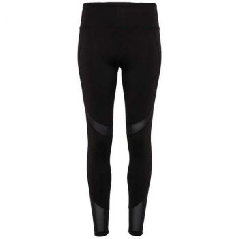 WOMEN'S MESH TECH PANEL LEGGINGS FULL-LENGTH Black L