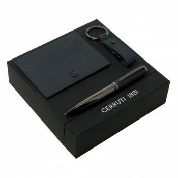 Set Hamilton Dark Blue (ballpoint pen, card holder & usb stick)