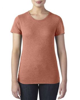 WOMEN'S TRI-BLEND TEE Heather Bronze XS