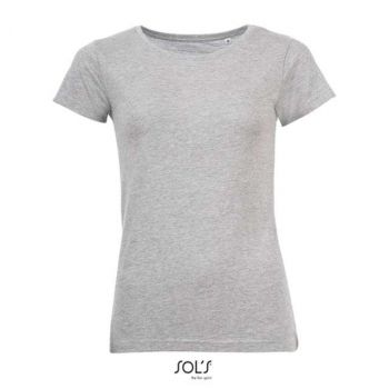 SOL'S MIXED WOMEN - ROUND NECK T-SHIRT Grey Melange 2XL