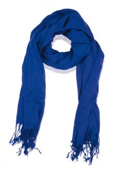 Magnolia scarf blue