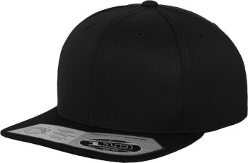 Flexfit | 6 panelová kšiltovka "Fitted Snapback" black onesize