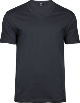 Tee Jays | Pánské tričko s výstřihem do V "Fashion Sof Tee" dark grey XL