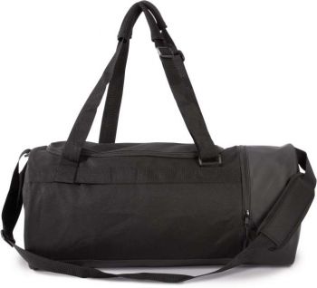 TUBULAR SPORTS BAG WITH SEPARATE SHOE COMPARTMENT Black/Black U