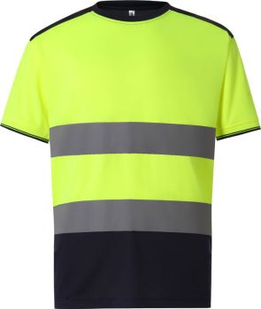 Yoko | Hi-Vis Tričko hi vis yellow/navy M