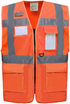 Yoko | Hi-Vis síťovaná bezpečnostní vesta hi vis orange 3XL