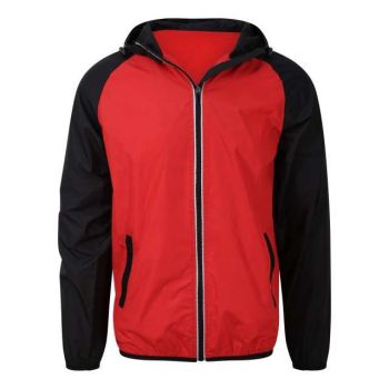 COOL CONTRAST WINDSHIELD JACKET Fire Red/Jet Black XS