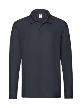 Premium Long Sleeve polokošeľa dark blue  L