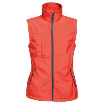 OCTAGON II 3 LAYER PRINTABLE SOFTSHELL BODYWARMER Classic Red/Black XL