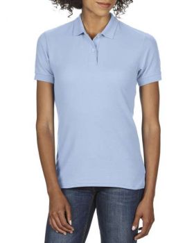 DRYBLEND® LADIES' DOUBLE PIQUÉ POLO Light Blue M