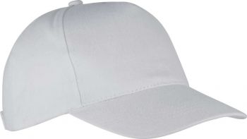 HEAVY COTTON CAP - 5 PANELS White U