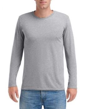 ADULT TRI-BLEND LONG SLEEVE TEE Heather Grey S