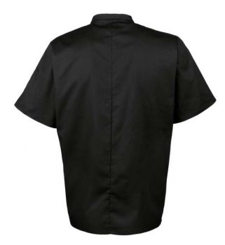 SHORT SLEEVE CHEF'S JACKET Black M