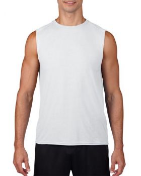 PERFORMANCE® ADULT SLEEVELESS T-SHIRT White S