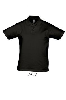 SOL'S PRESCOTT MEN - POLO SHIRT Deep Black M