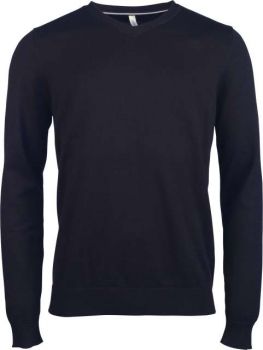 MEN'S V-NECK JUMPER Navy S