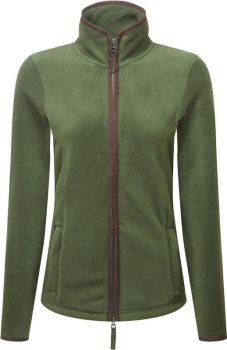 Premier | Dámská fleecová mikina "Artisan" moss green/brown L