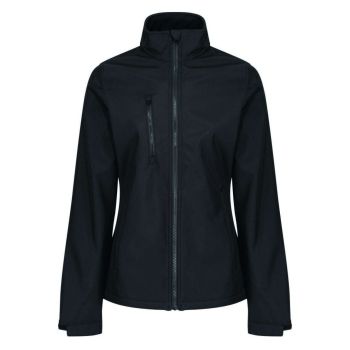 WOMEN'S ABLAZE 3 LAYER PRINTABLE SOFTSHELL JACKET Black/Black 12