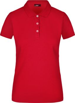 James & Nicholson | Dámské elastické piqué polo red XXL