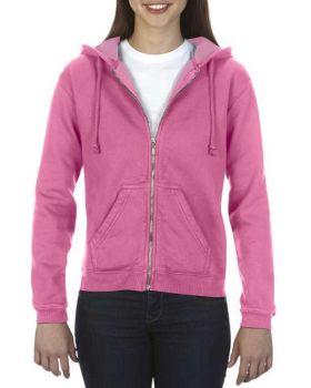 LADIES' FULL ZIP HOODED SWEATSHIRT Crunchberry XL