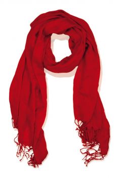 Magnolia scarf red